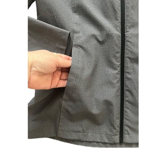 HFX Lightweight Softshell Running Outdoor Rain Jacket Dark Gray Size M - Picture 5 of 9